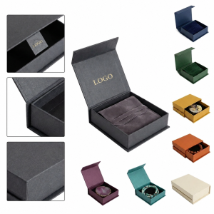 Foldable Presentation Box with Magnetic Closure