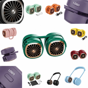 Portable Foldable Dual-Head Personal Neck Fan